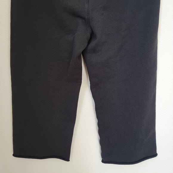 Frank & Eileen CATHERINE Triple Fleece Sweatpant Black Medium Drawstring Pull On - Picture 11 of 14